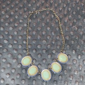 Francesca’s Blue/Turquoise/Gold Necklace